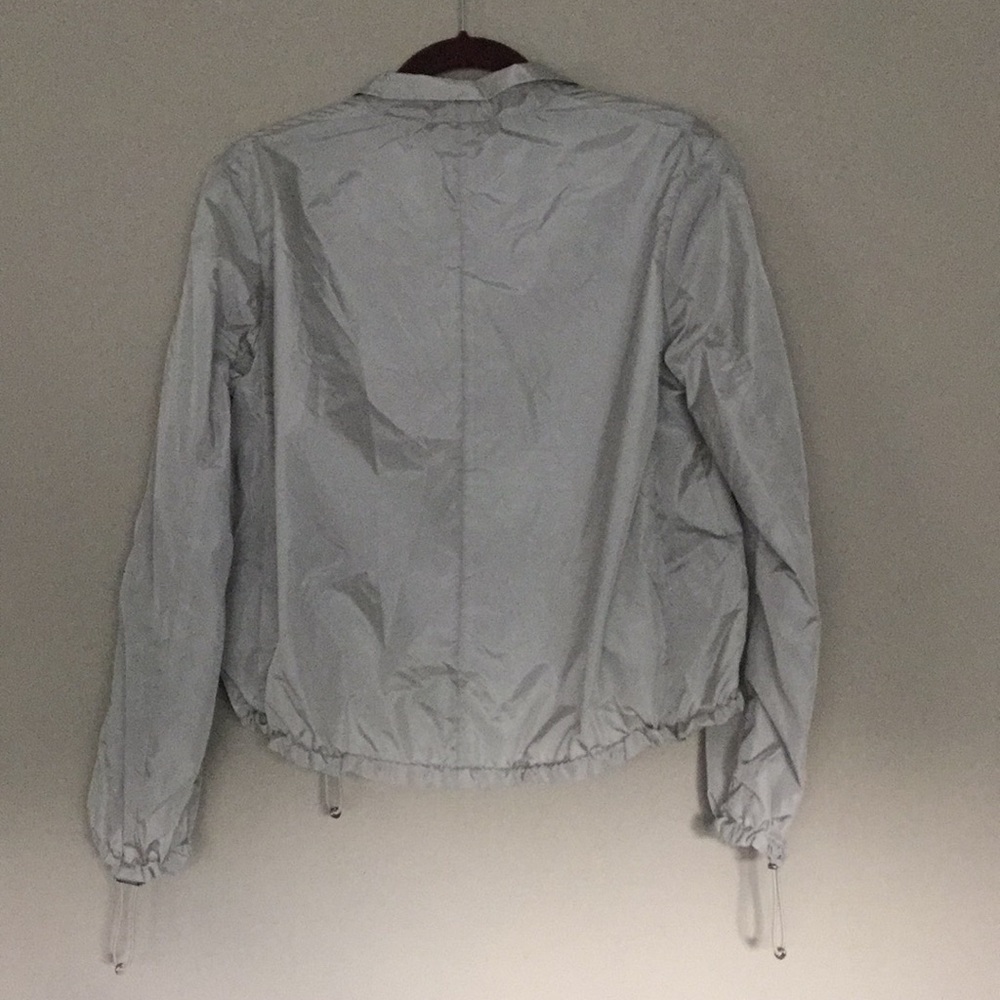 add Silver button up w/pockets fully lined jacket - Picture 6 of 6